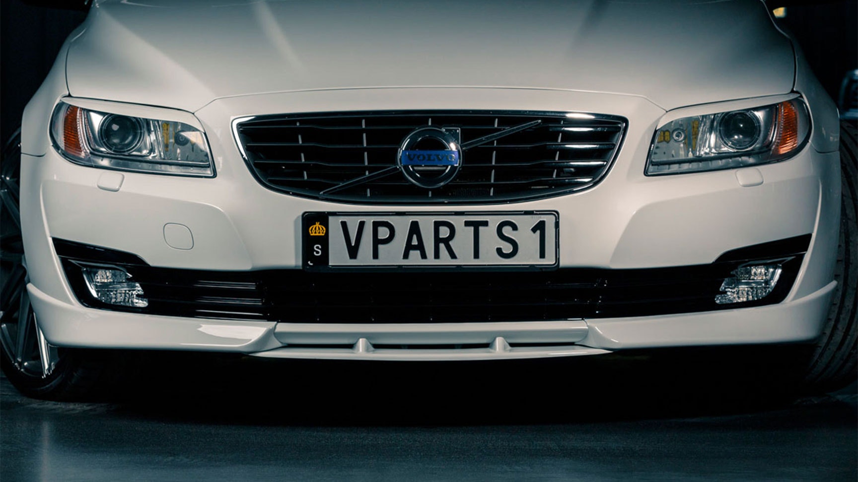 ADD-ON LÄPP FRONTSPOILER TILL VOLVO V70, S80, 14-16