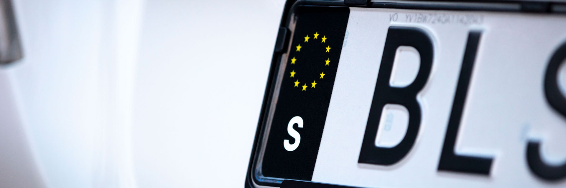 VPARTS SVARTA S-MÄRKEN TILL EU-SKYLT