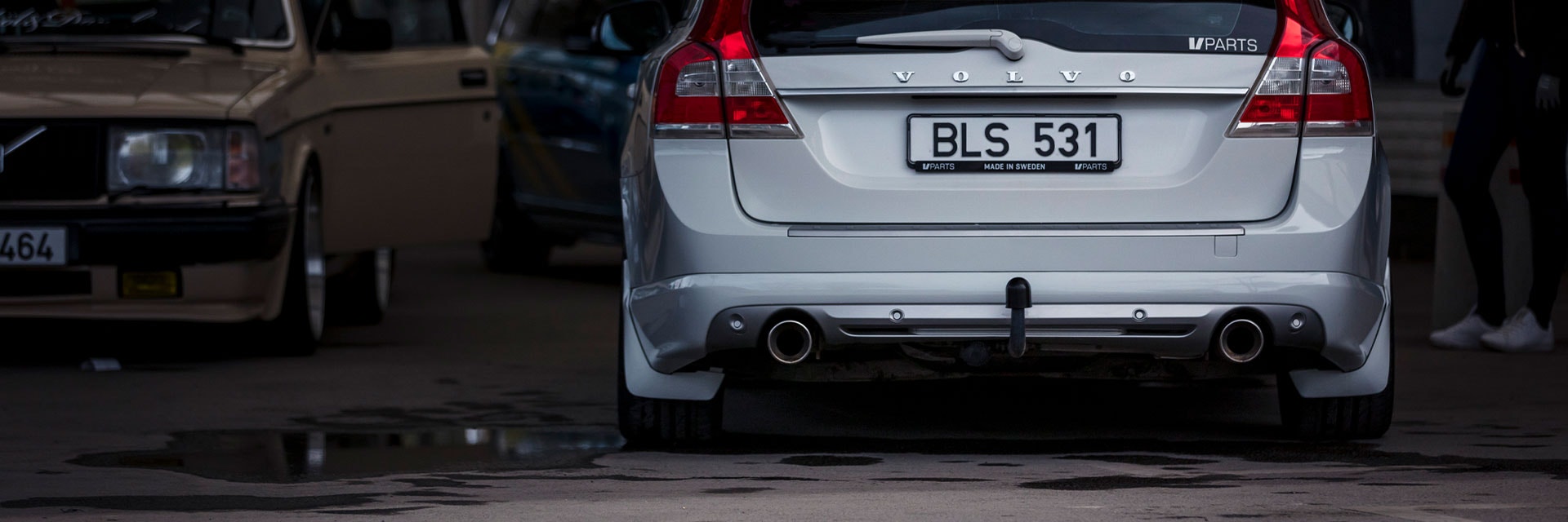 STÄNKSKYDD TILL VOLVO V70 R-DESIGN, 09-13, BAK, VÄNSTER OCH HÖGER