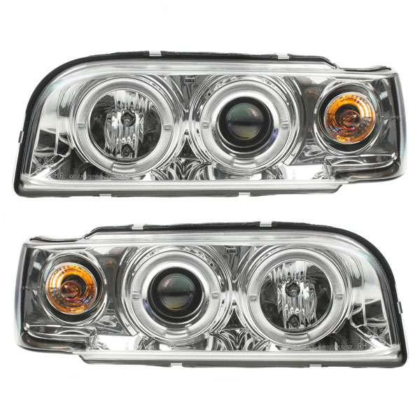 Angeleyes til Volvo 850, Oneblock krom