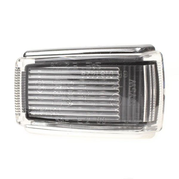 Vit skärmblinkers till Volvo, kromad botten