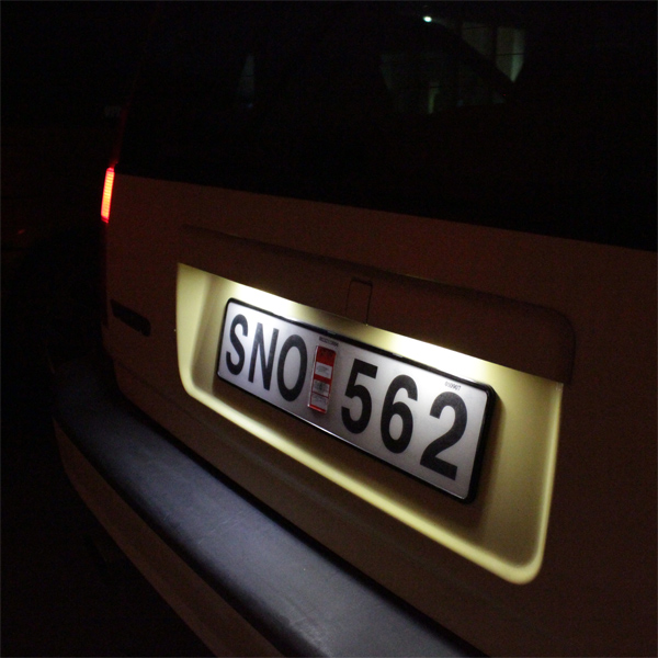 Leuchtmittel für Kennzeichenbeleuchtung für Volvo 850, S40, S70, V70, V70XC. 6000K