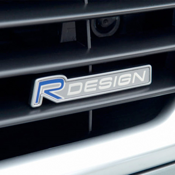 R-Design emblem för grill till Volvo V70 08-13