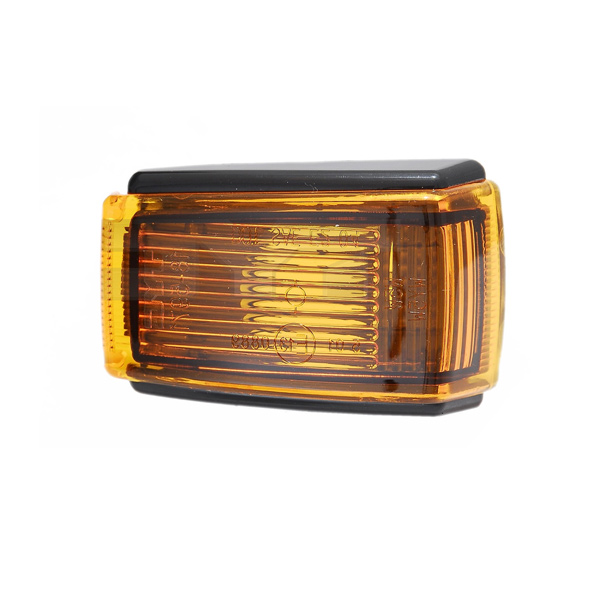 Orange skärmblinkers till Volvo, svart botten