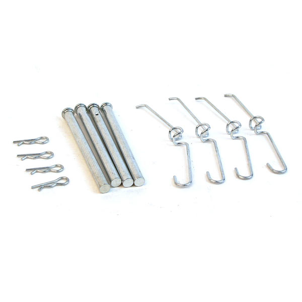 Monteringssats bromsbelägg fram till Volvo 240, 260, Girling ventilerade