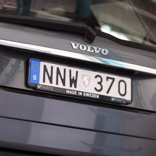 Steigerende elanden stickers, wit/grijs