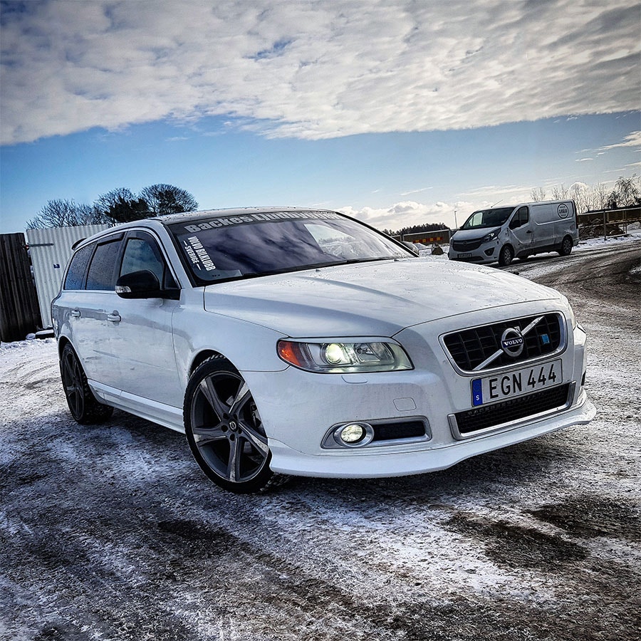 Add-on läpp frontspoiler till Volvo V70 08-13 - Image 6