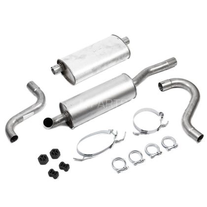 Halvsæt udstødningssystem til 740, 940, 88-, Turbo