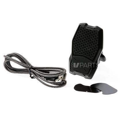 Telefonhållare med magnet och trådlös laddning samt klämfäste för luftutblås