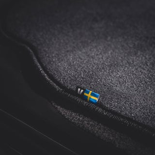 Bagagerumsmatta textil till Volvo V70, XC70 08-, grå