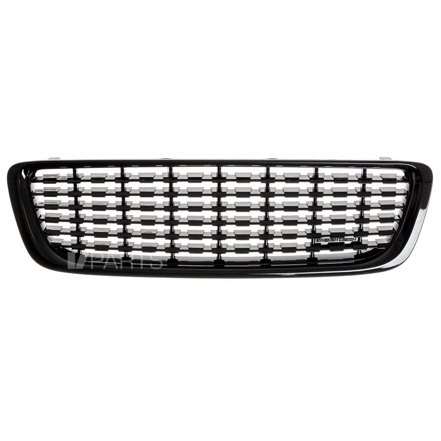 Stylinggrill till Volvo V70 08-13, blanksvart - Image 3
