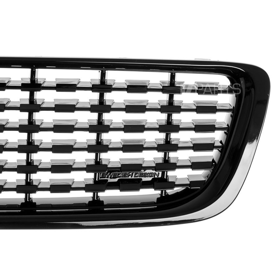 Stylinggrill till Volvo V70 08-13, blanksvart - Image 6