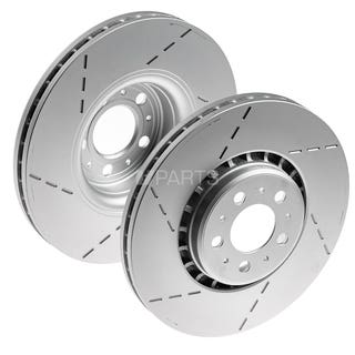 Slidsede bremseskiver foran, til Volvo XC90, 336mm