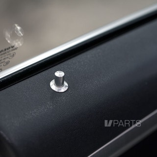 Dörrpinnar i äkta aluminium, till Volvo V70, XC70, S80, XC60