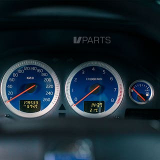 R-blå mätartavlor till Volvo S60, S80, V70, XC70, XC90, bensin