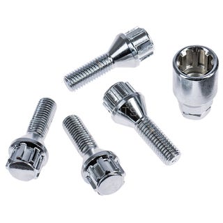 Hjullås bultsats, 4 låsbultar till Volvo, 850, C70, S70, V70