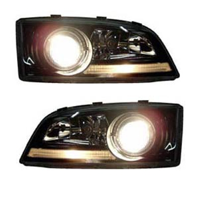 Styling strålkastare till Volvo S70, V70, C70, svarta