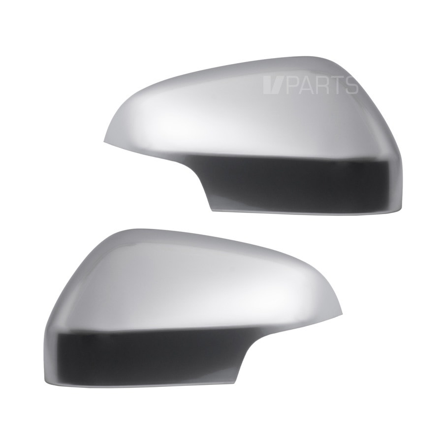 Mattkromade backspegelkåpor till Volvo S40, V40, V50, C30, C70. S80, V70 Med stora spegeln - Image 2