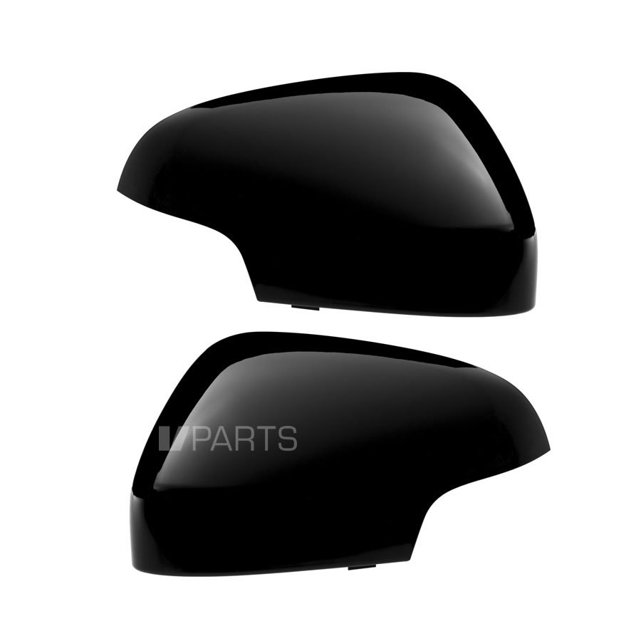 Blanksvarta backspegelkåpor till Volvo S40, V40, V50, C30, C70, S80, V70 Med stora spegeln - Image 3