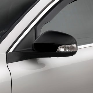 Blanksvarta backspegelkåpor till Volvo S40, V40, V50, C30, C70, S80, V70 Med stora spegeln