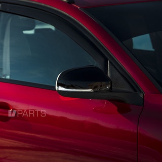 Blanksvarta backspegelkåpor till Volvo S80, V70