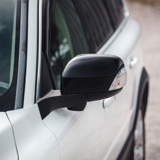 Blanksvarta backspegelkåpor till Volvo XC70 08-17