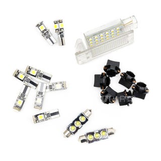 LED-paket för interiör till Volvo V70, XC70 08-12, med moduler för golv, 6000K