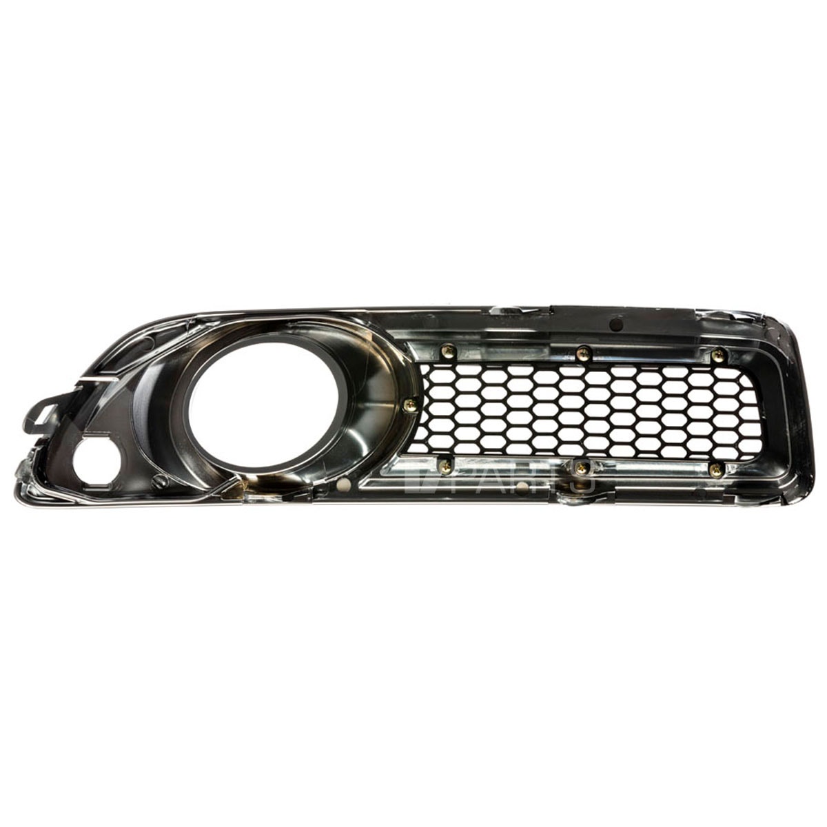 Mattkromade dimljusgaller till R-design Volvo V70 08-13, med p-sensorer - Image 0