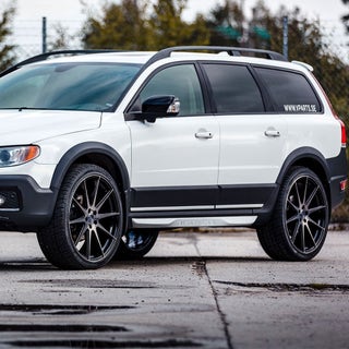 Side scuff plates till Volvo XC70 08-, silver