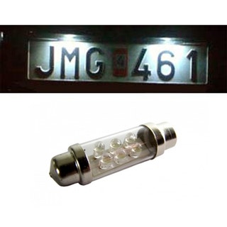 2-pack Spollampa 6xLED, 36mm, 4300K