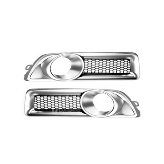 Mattkromade dimljusgaller till R-design Volvo V70 08-13, med/utan p-sensorer