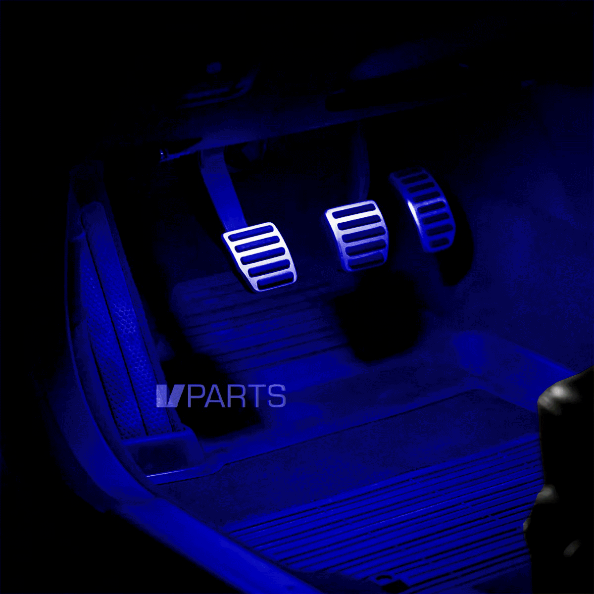 Golvbelysning LED-moduler till Volvo S60, S80, V70, XC70, XC90, flertalet färger