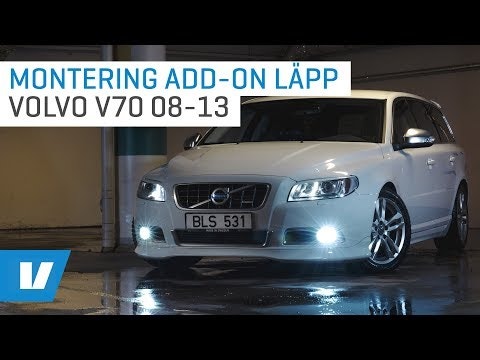 Add-on läpp frontspoiler till Volvo V70 08-13 - Image 12